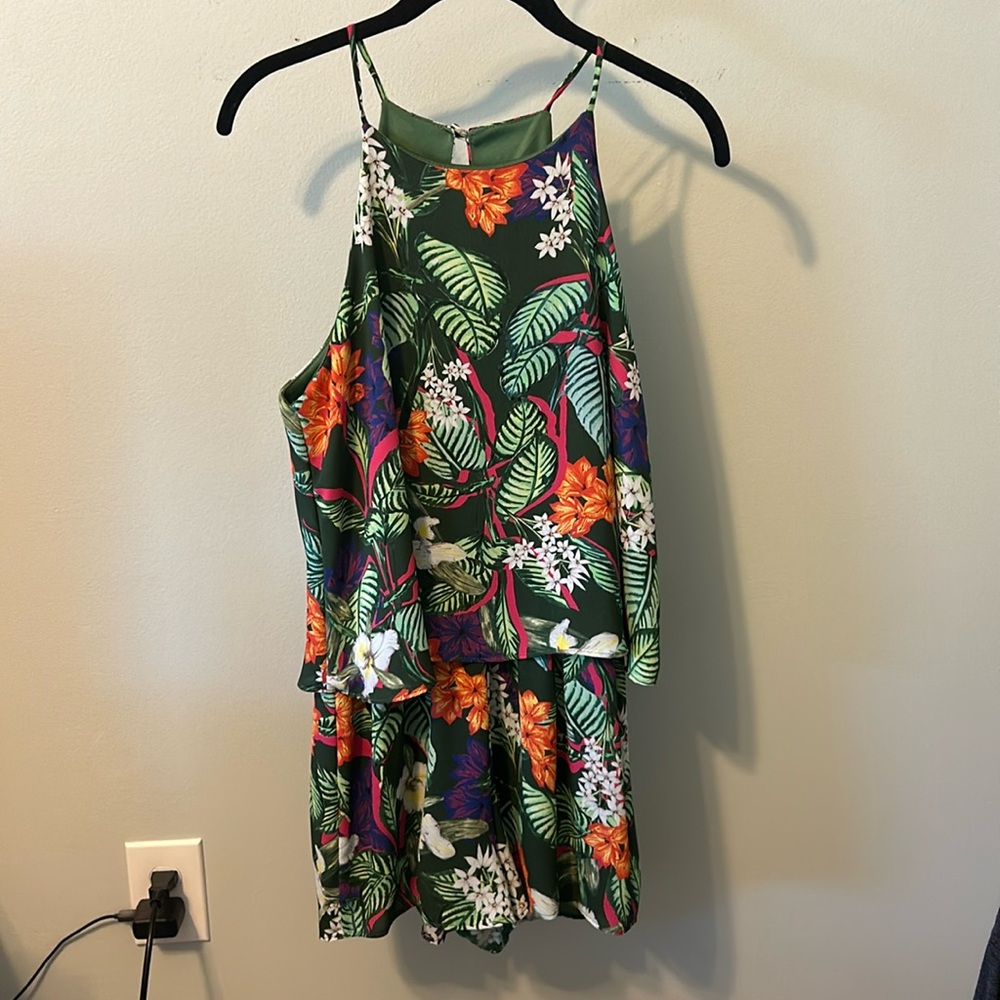 Everly Tropical Romper. Small.